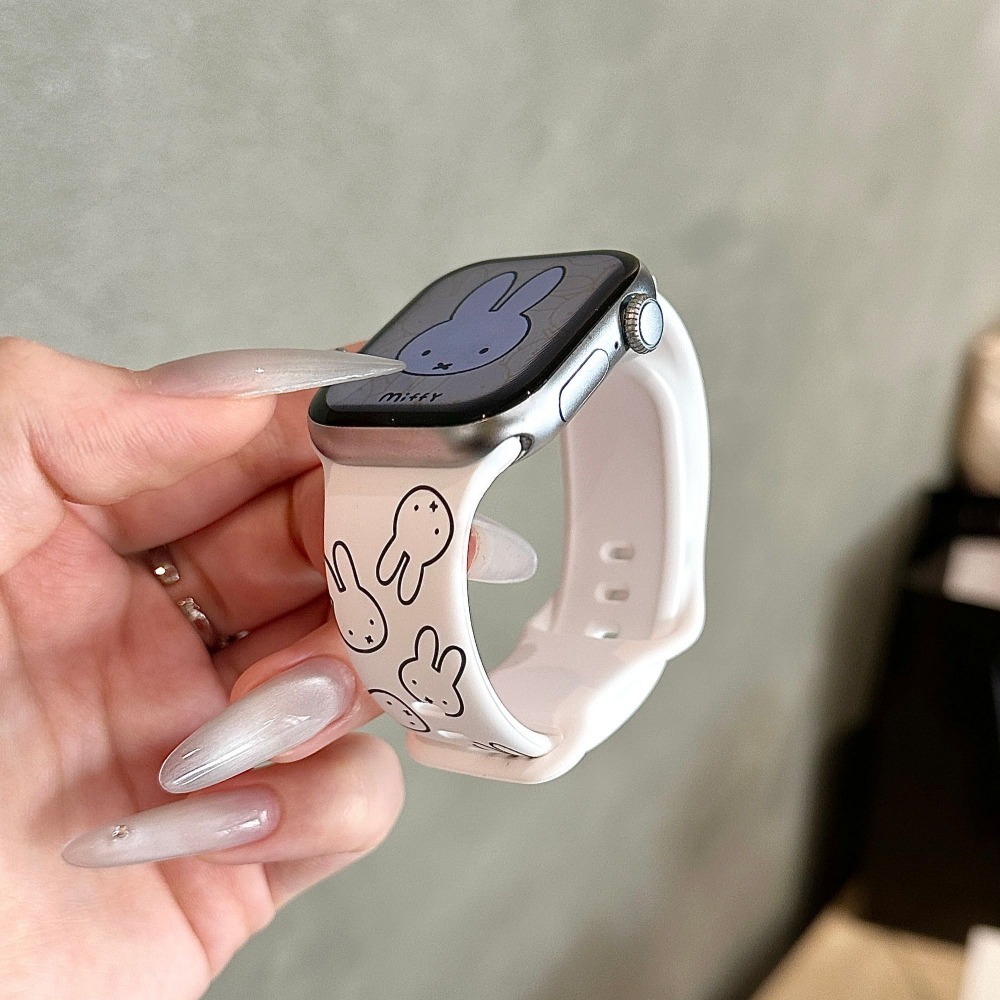 Cute Miffy Rabbit Cartoon Watc - Apple Watch Band avaliação e preço