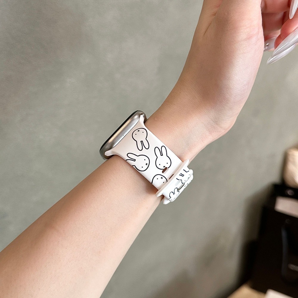 Cute Miffy Rabbit Cartoon Watc - Apple Watch Band avaliação e preço