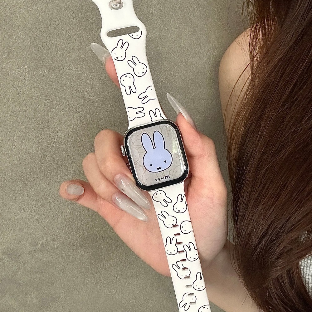 Cute Miffy Rabbit Cartoon Watc - Apple Watch Band avaliação e preço