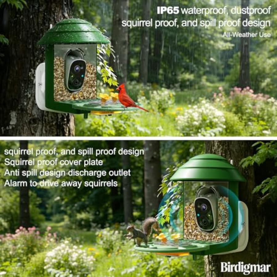 Bird Feeder with Camera for Ou - Watch S avaliação e preço