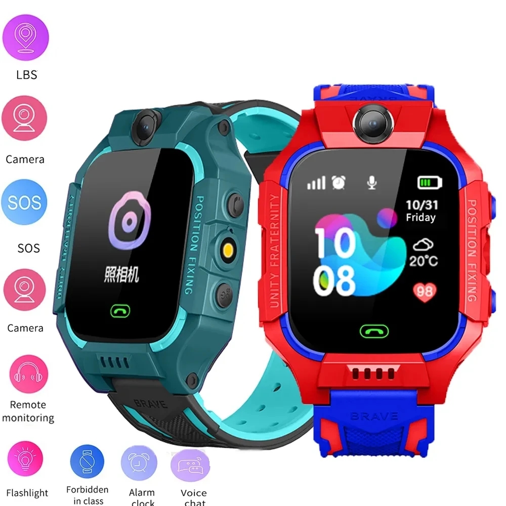 2026 New Kids Smart Watch SOS  - Smartwatch Watches Gift For Boys With Gps avaliação e preço