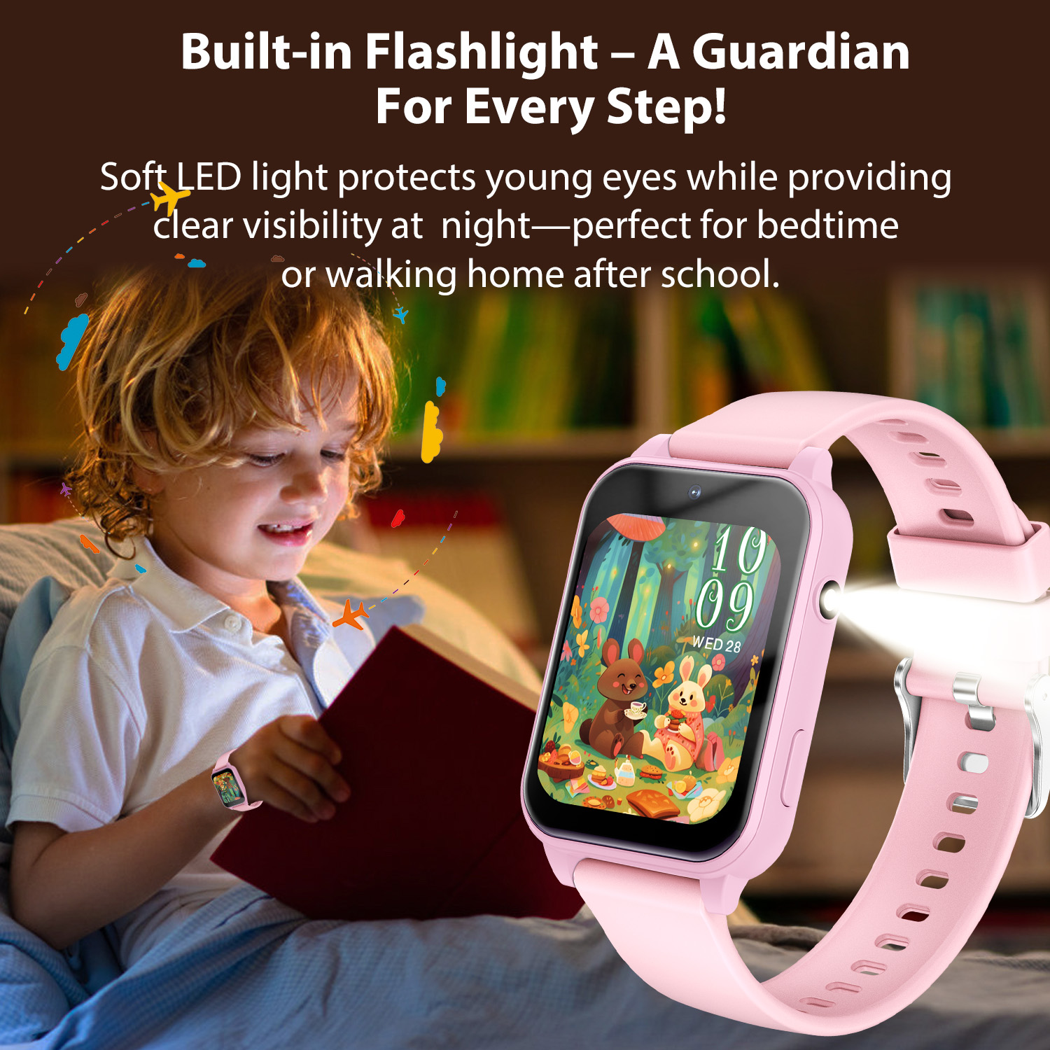 2026 New Children's Smart Watc - Smartwatch Watches For Kid Girl avaliação e preço