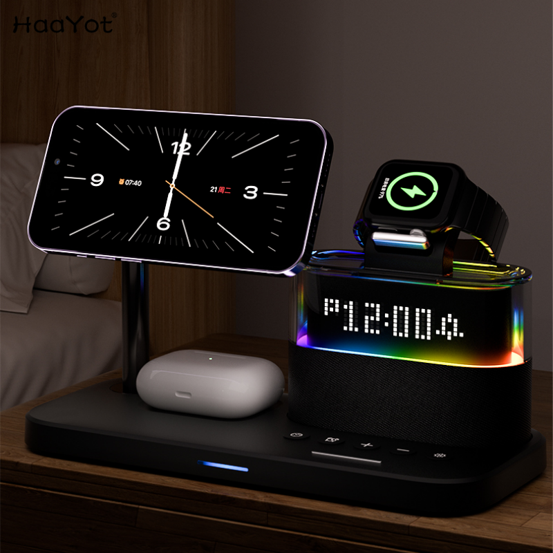 New 5 In 1 Wireless Charger St - Smartwatch New Watches avaliação e preço