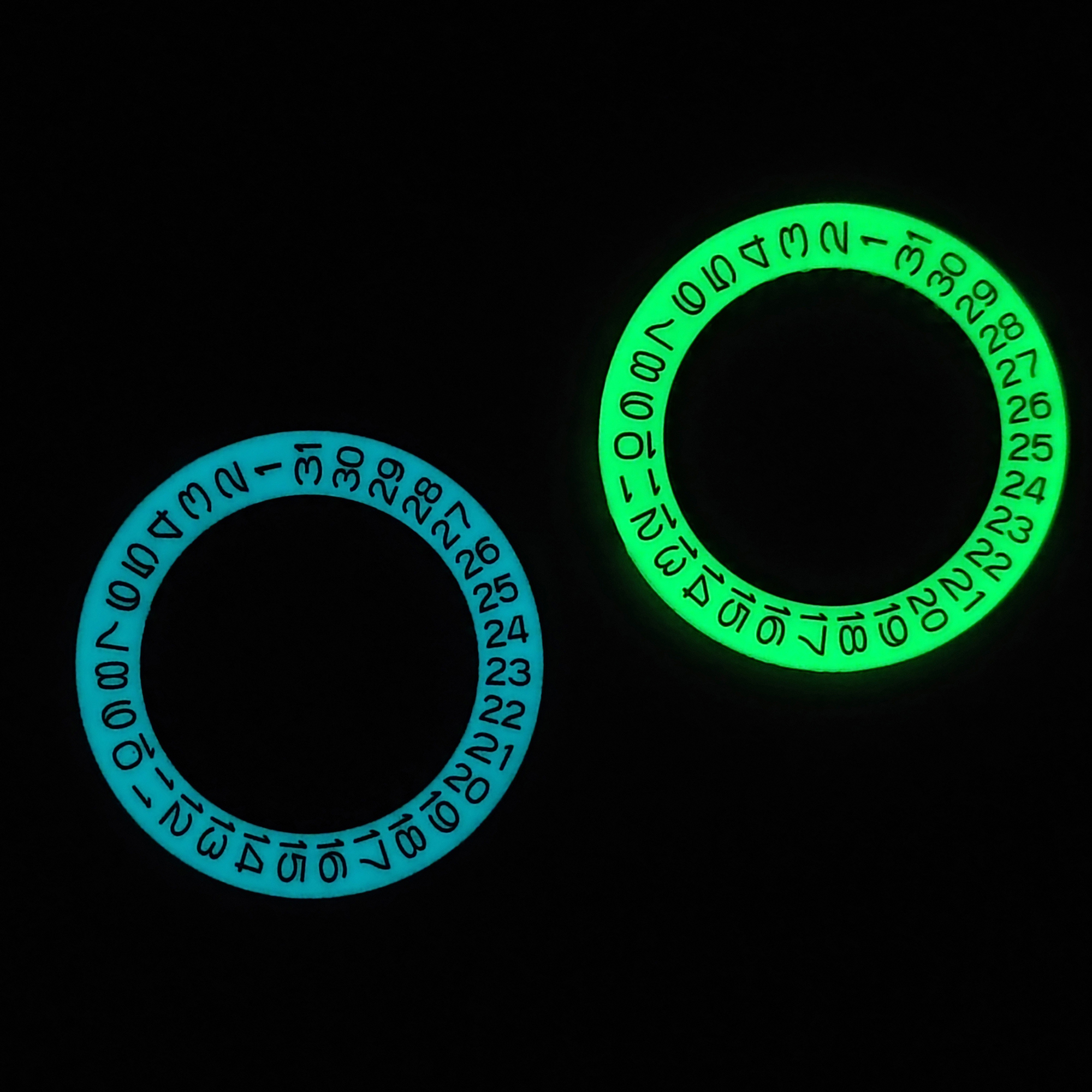 NH35 Luminous White Date-Wheel - Crystal Press Tool avaliação e preço