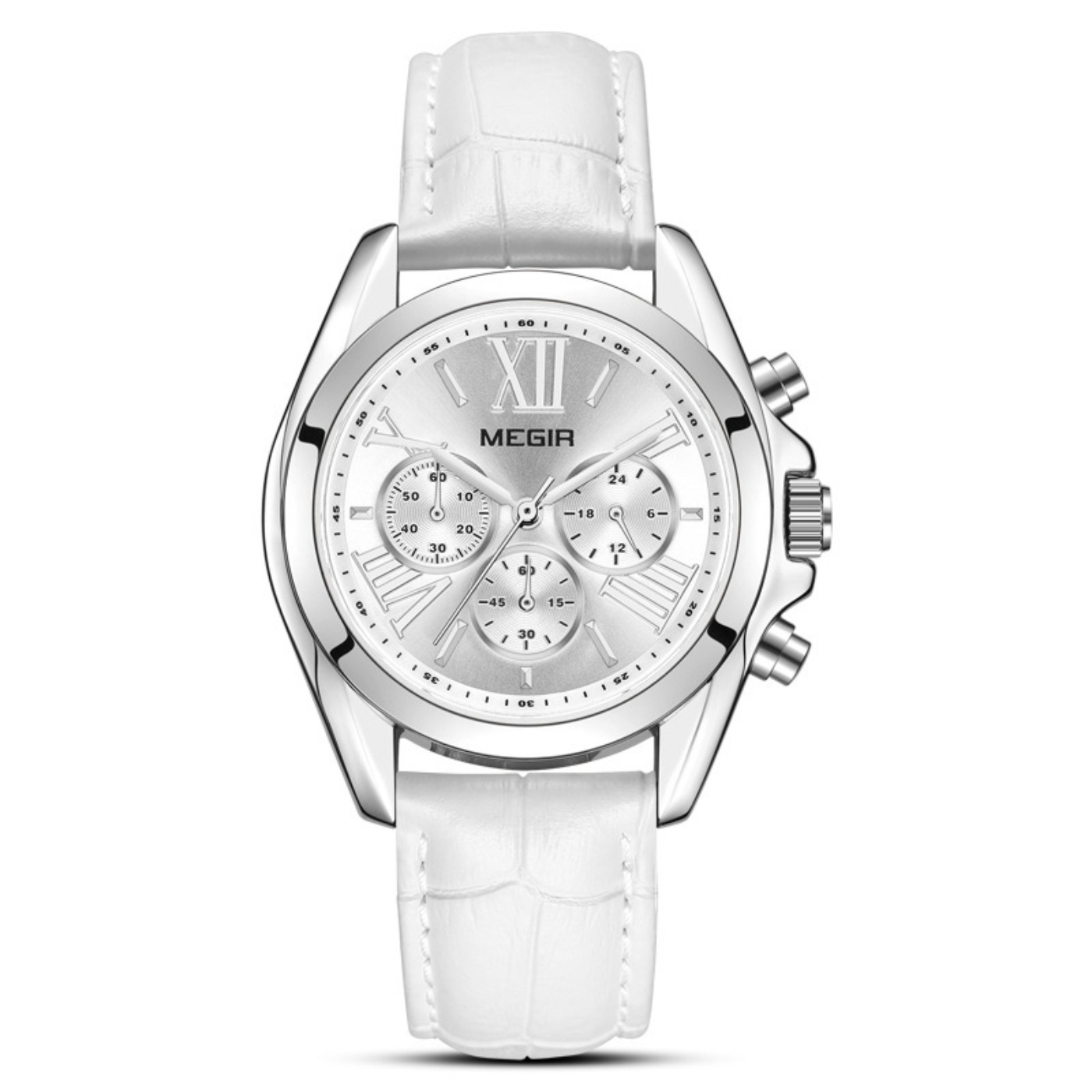 MEGIR New Luxury Leather Watch - Ladies Fashion Watch avaliação e preço