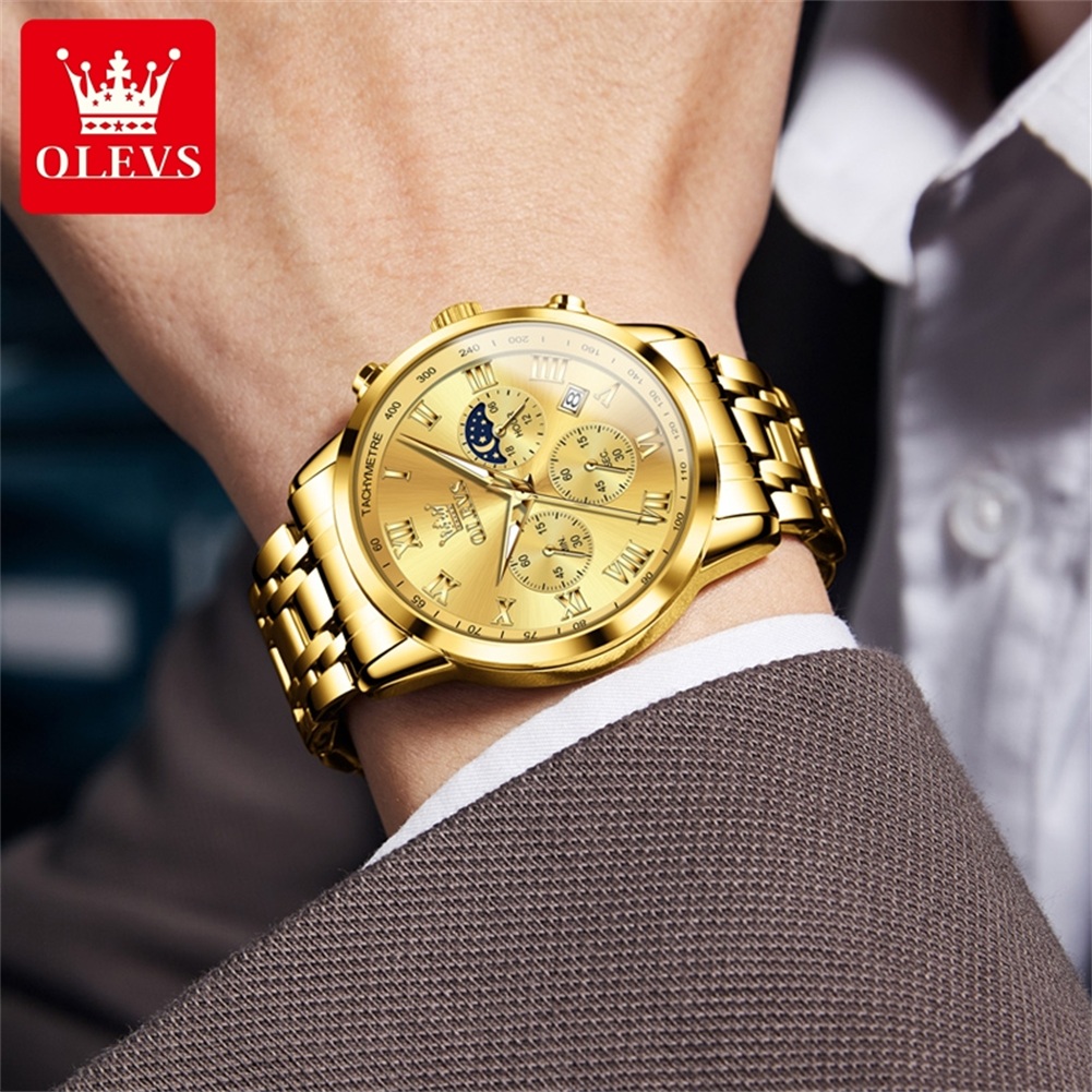 OLEVS 5529 Top Brand Men's Wat - Smartwatch New Watches avaliação e preço
