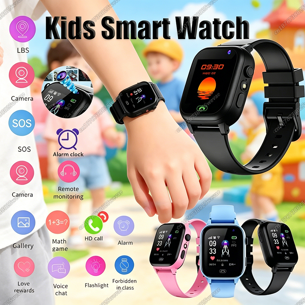 New 2026 Kids Smart Watch SOS  - Smartwatch Watches Gift For Boys With Gps avaliação e preço