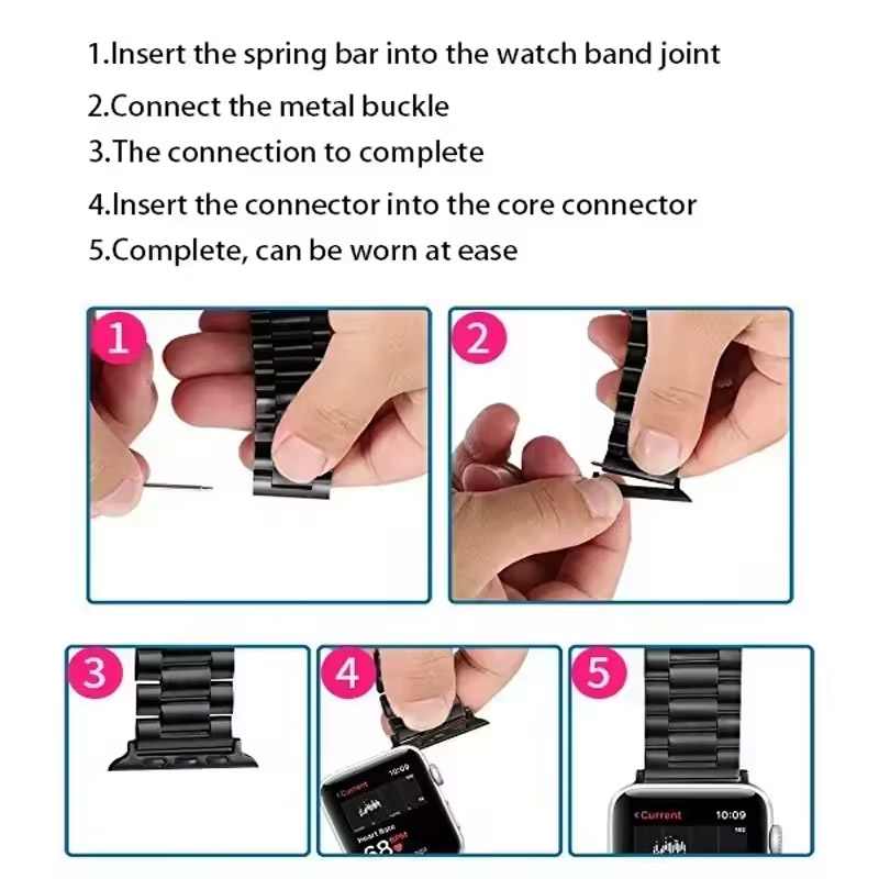 Watchband Connector for Apple  - Apple Watch Band avaliação e preço