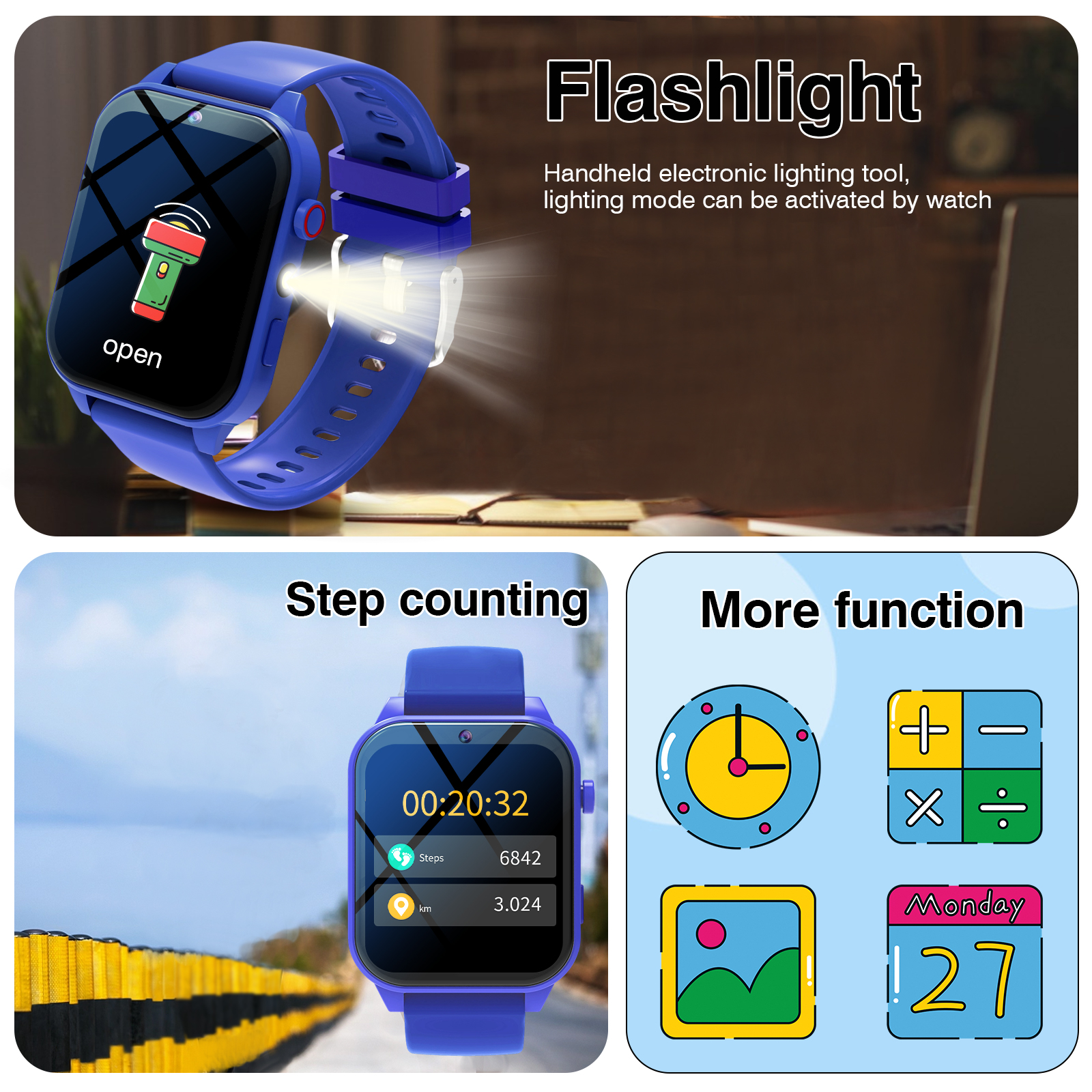 Kids′s Smart Watch 18 Games Ca - Smartwatch Watches Boys avaliação e preço