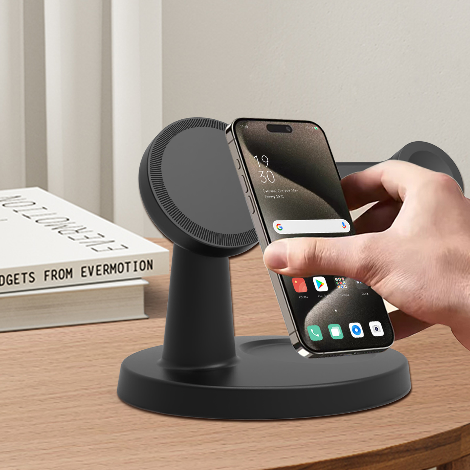 New 3-in-1 magnetic wireless c - Smartwatch New Watches avaliação e preço