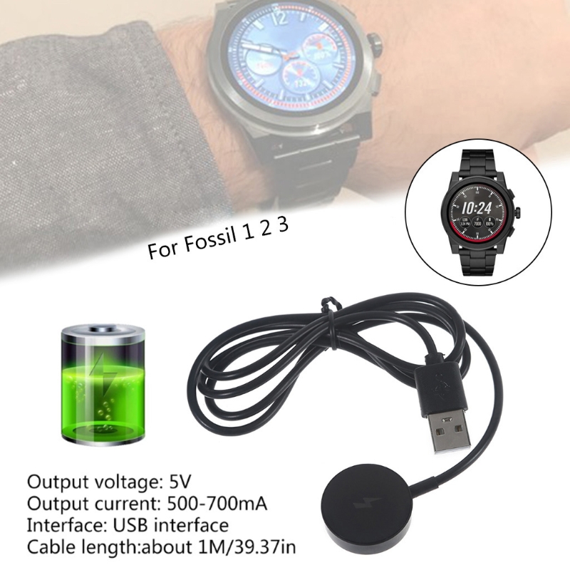 USB Watch Charger Adapter Smar - Fossil Watches Smartwatch Gen 3 avaliação e preço