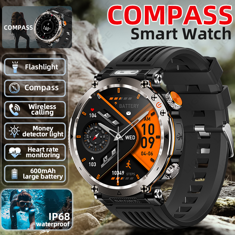 New Military Outdoor Smartwatc - Smartwatch New Watches avaliação e preço