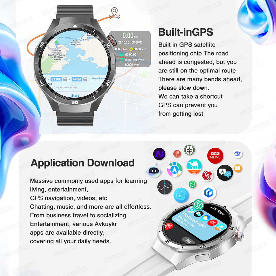 2026 New Watch 5 Pro GPS Map N - Heart Rate Gps Watch avaliação e preço