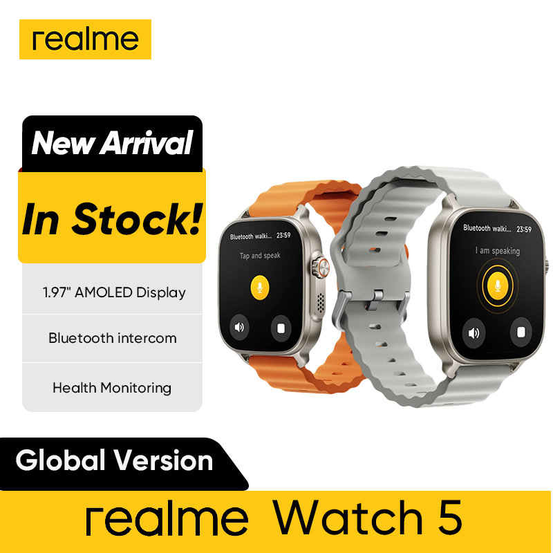 Global Version realme watch 5  - Heart Rate Gps Watch avaliação e preço