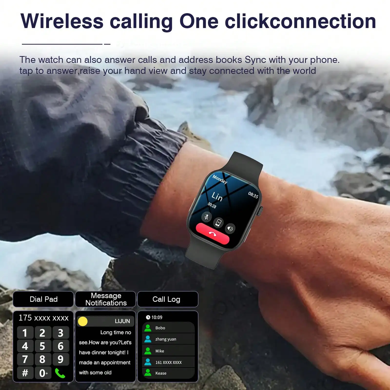 Smart Watch, Wireless Calling  - Smartwatch Iphone Watches For Women avaliação e preço