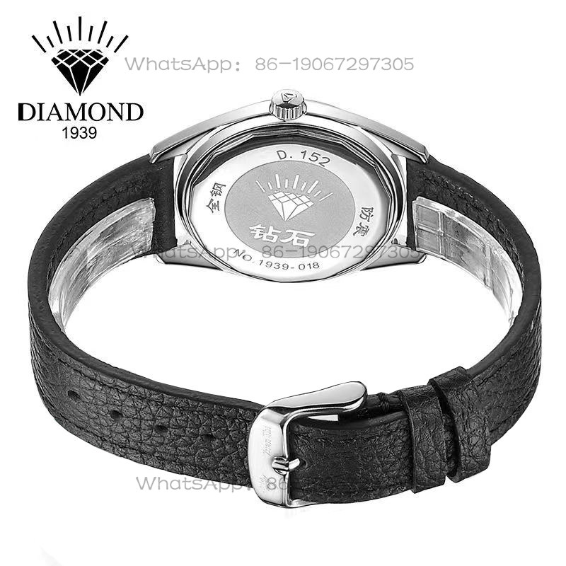 Magic City Watch Shanghai Diam - Leather Watch Strap avaliação e preço