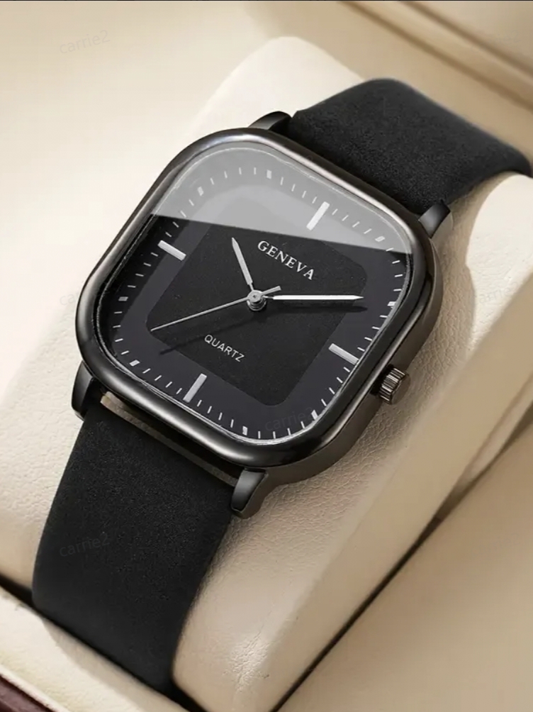 No gift box; men's leather str - Leather Watch Strap avaliação e preço