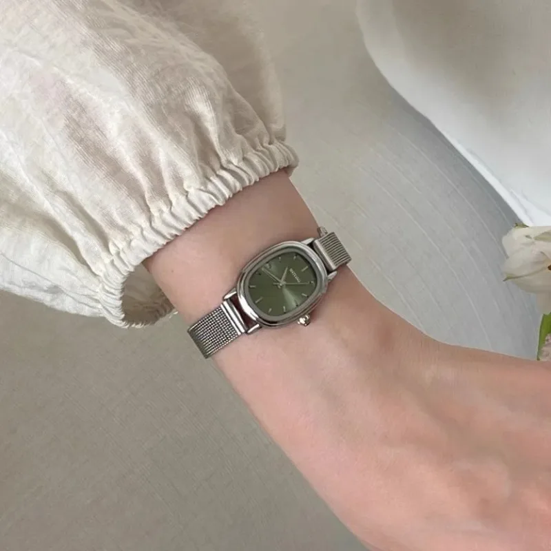 Small Oval Dial Green Watch Si - Ladies Fashion Watch avaliação e preço