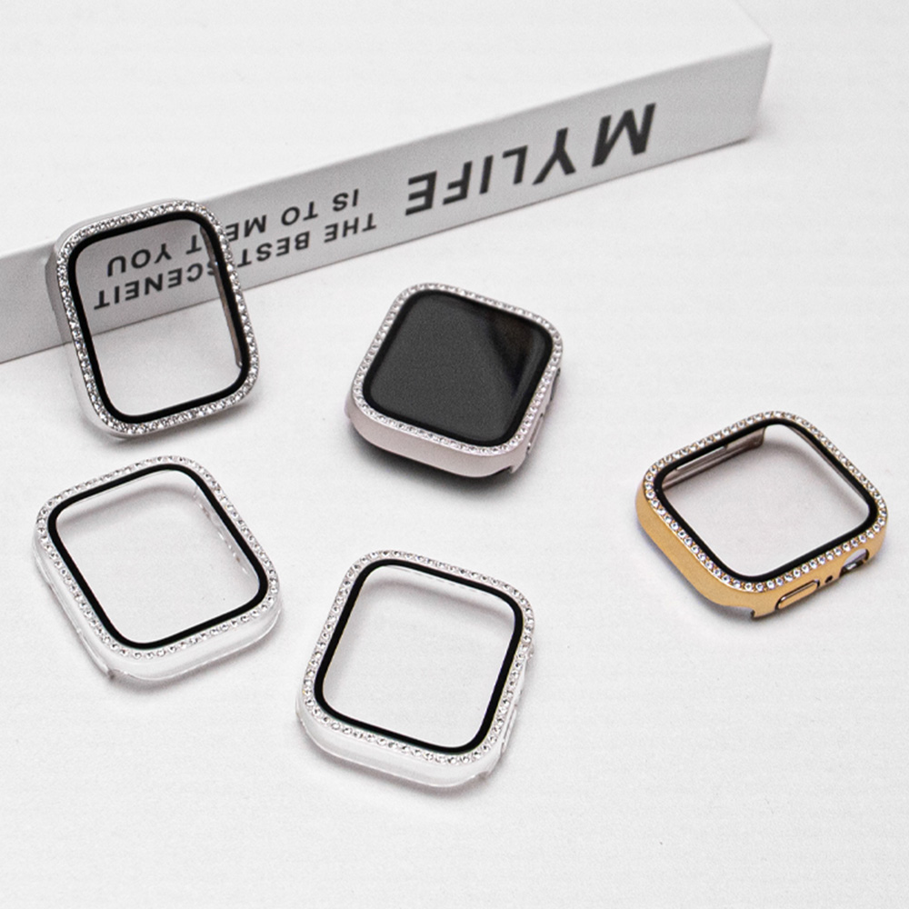 NEW Glass+Diamond Case For App - Smartwatch New Watches avaliação e preço