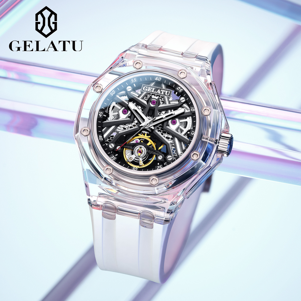 GELATU 8002 Automatic Mechanic - Leather Watch Strap avaliação e preço