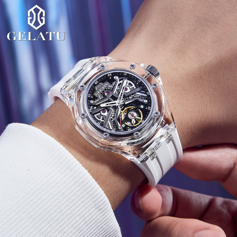 GELATU 8002 Automatic Mechanic - Leather Watch Strap avaliação e preço
