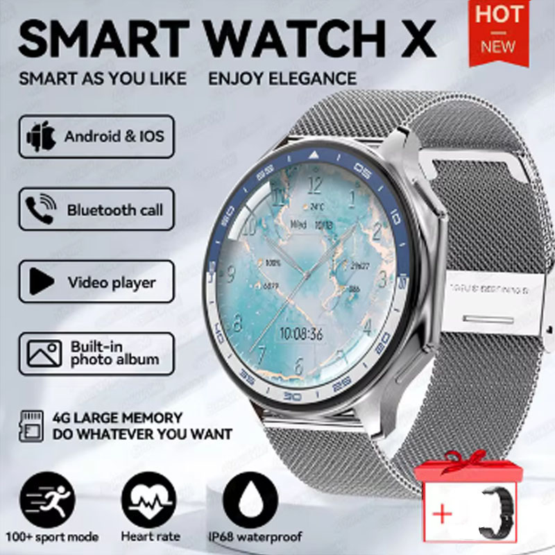 1.43 inch Big Screen Men Women - Smartwatch Iphone Watches For Women avaliação e preço