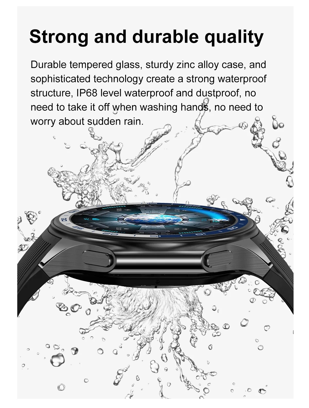 1.43 inch Big Screen Men Women - Smartwatch Iphone Watches For Women avaliação e preço