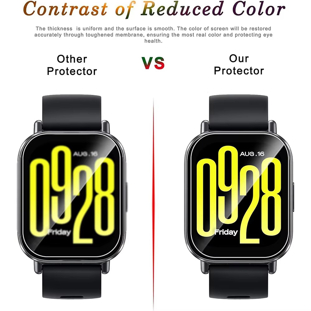 1-5Pcs Tempered Glass For Xiao - Watch Redmi avaliação e preço